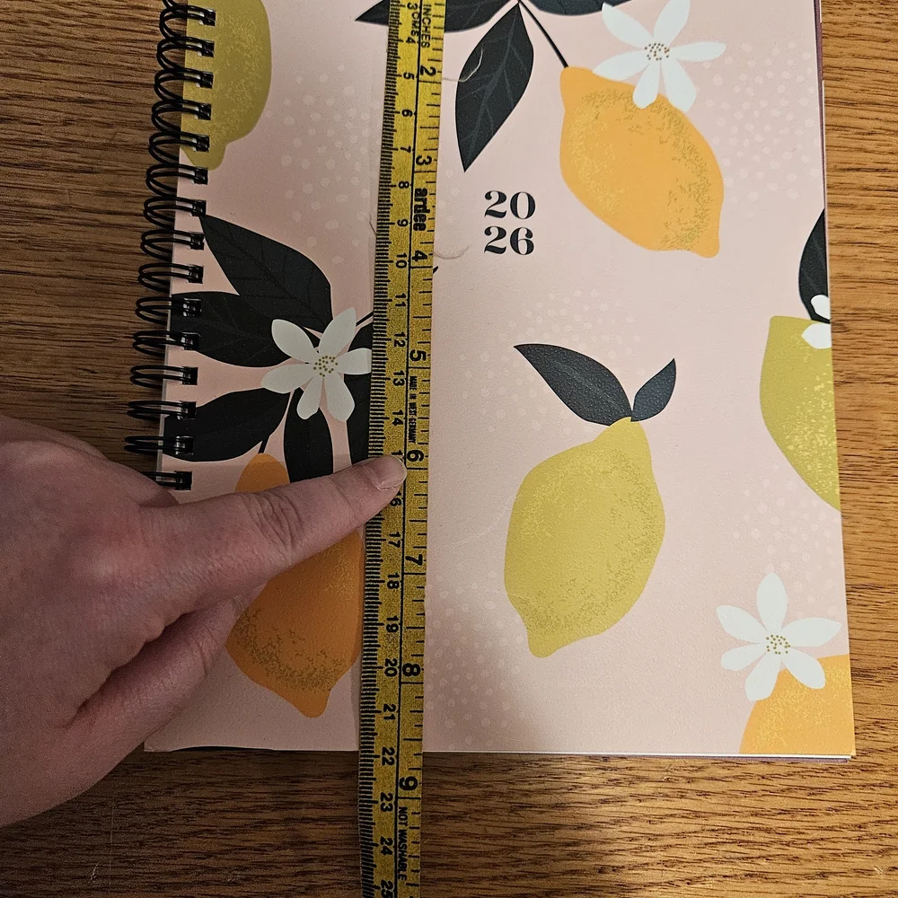 2026 Pink Lemon Spiral Planner - Paper Trail